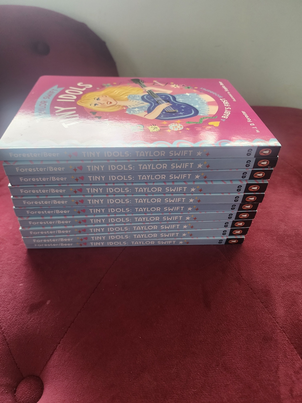 10 hardcover Tiny Idols: Taylor Swift" books